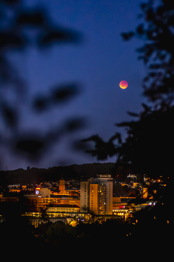Mondfinsternis über Gera