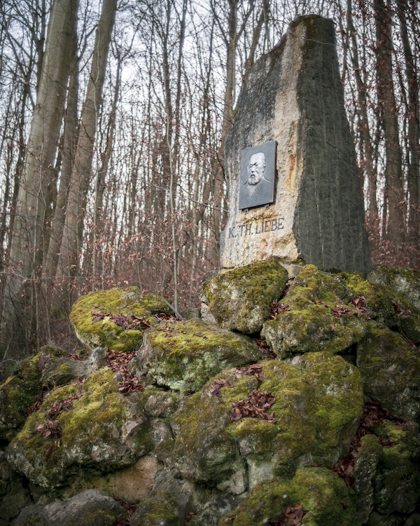 Bronzefigur von Puschkin in der Schloßstraße Gera