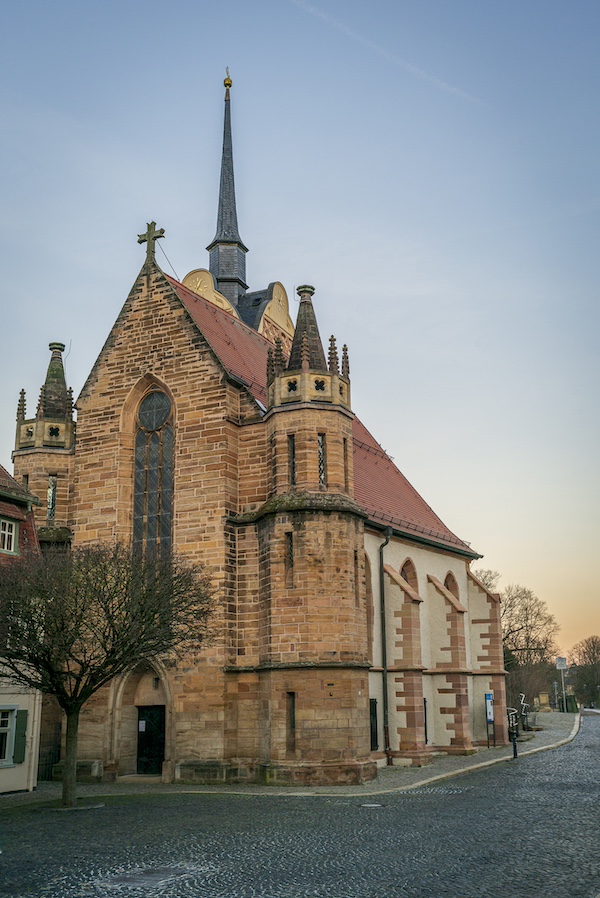 Rathausturm Gera im Herbst